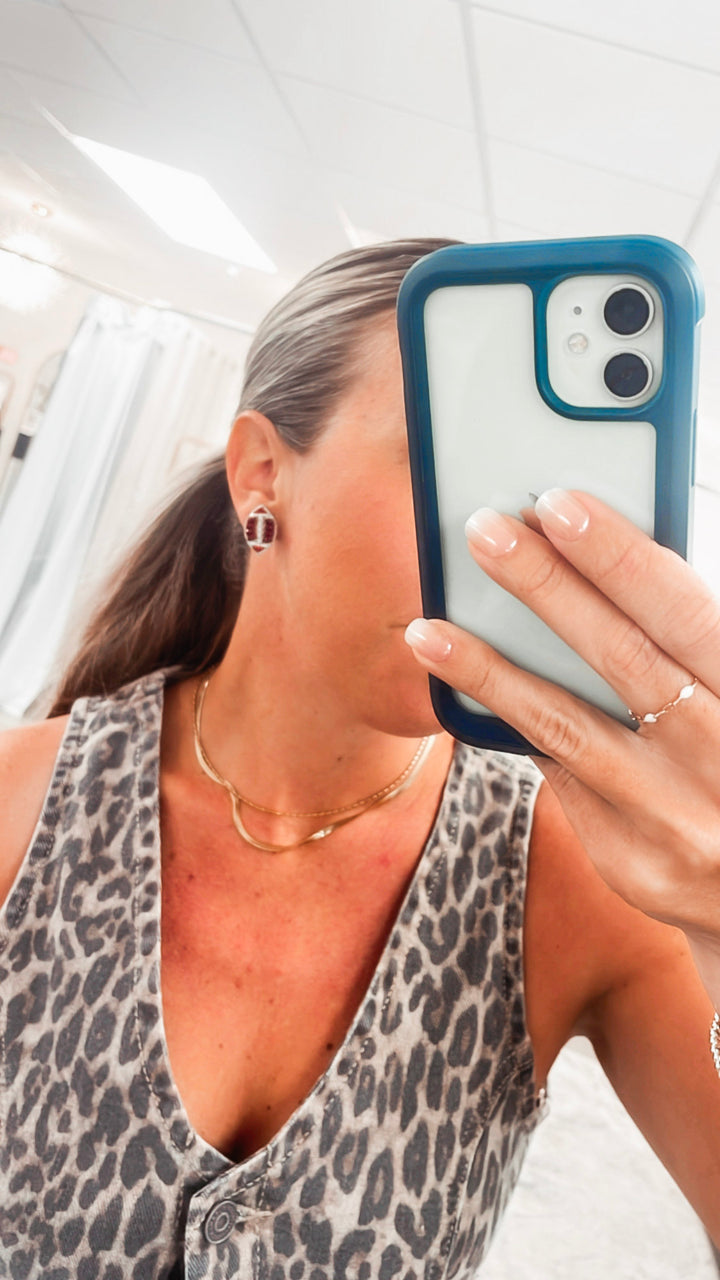 Game Day Football Earrings