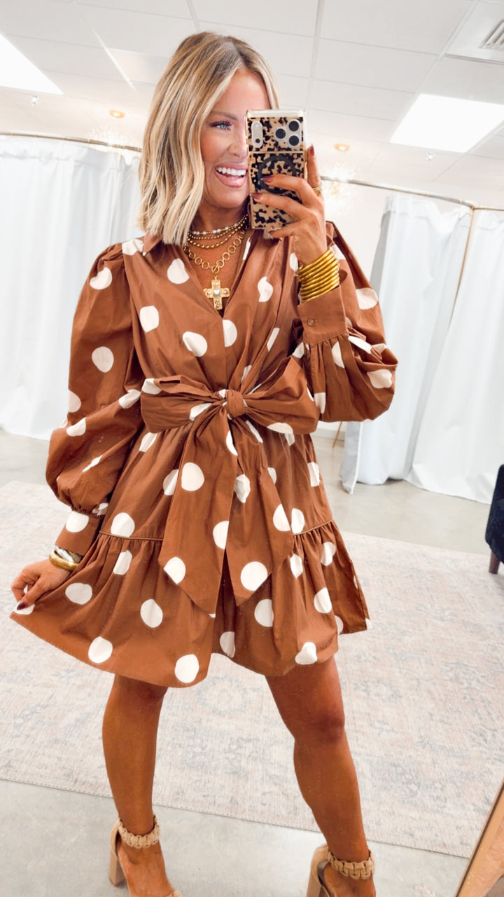 The Daisy Dot Mini Dress