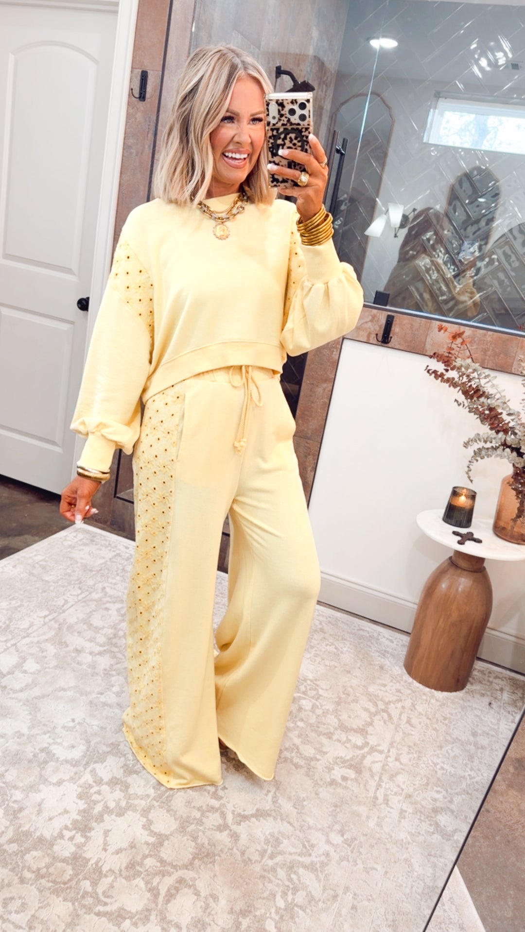 The Paloma Plush Set-Mellow Yellow