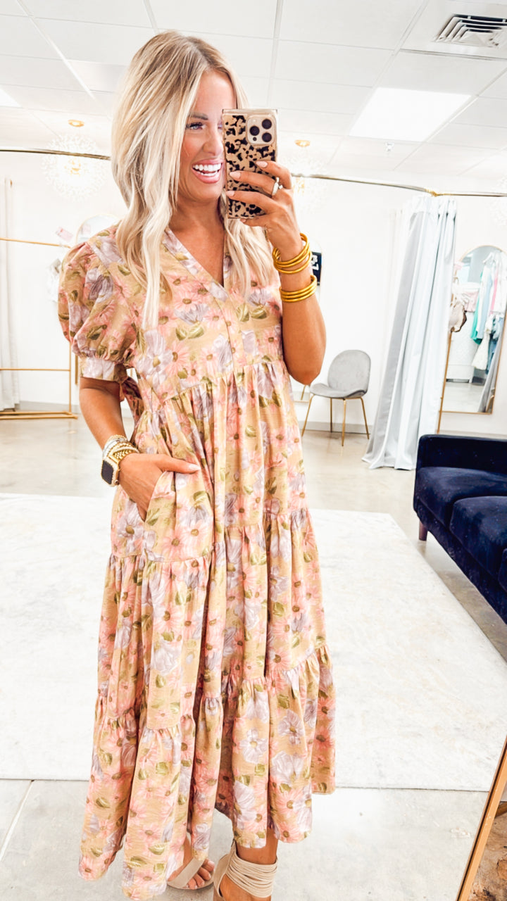 Lena Vintage Bloom Midi