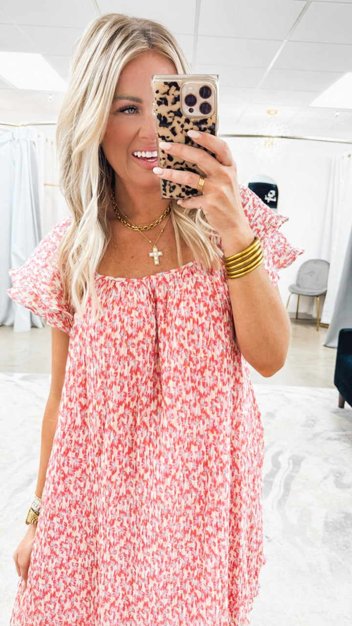 Pink Petal Mini Dress