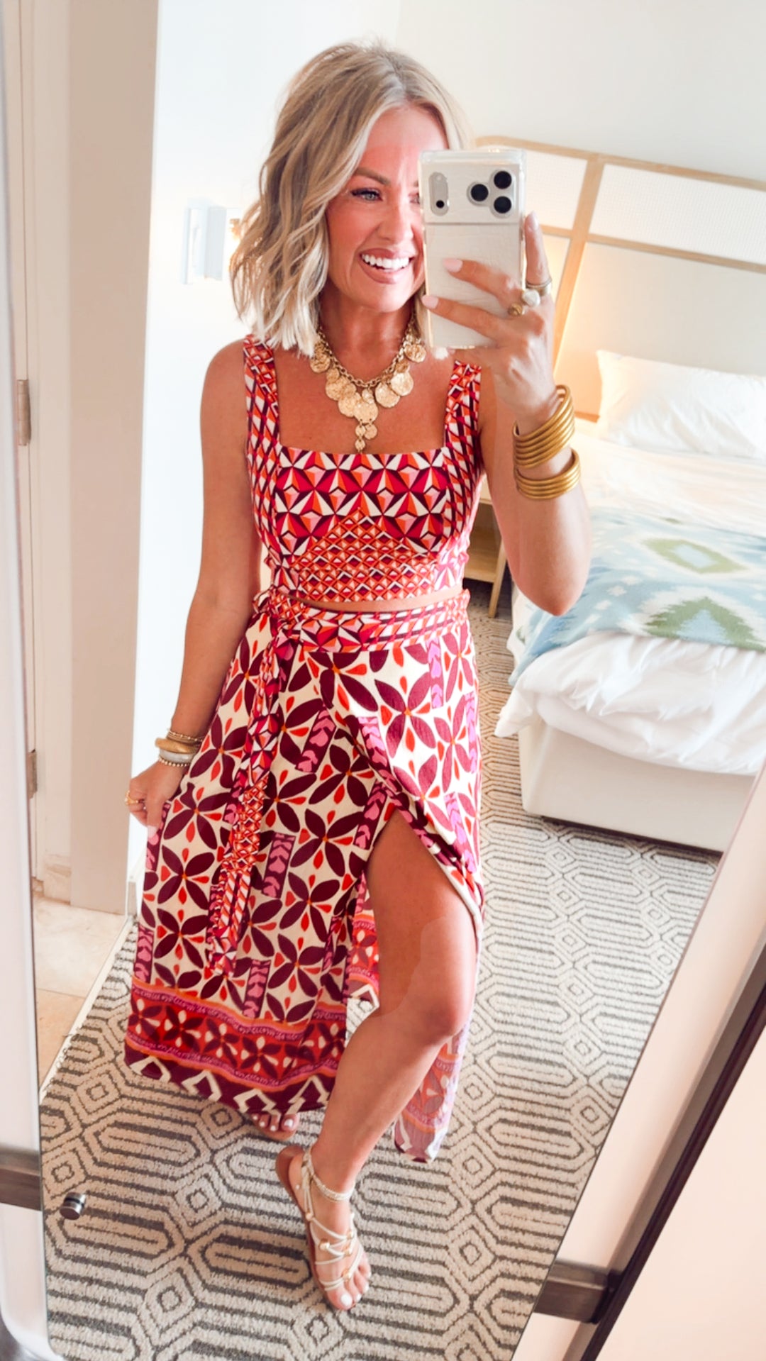 The Montego Wrap Skirt Set