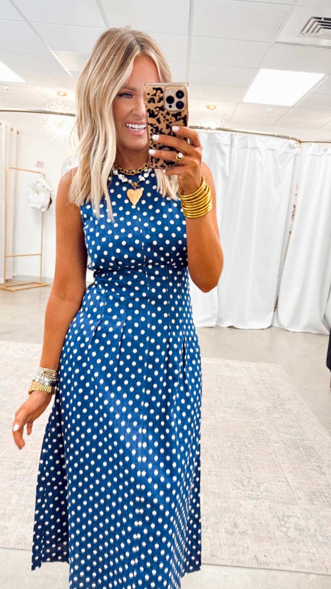 Estelle Polka Dot Dress
