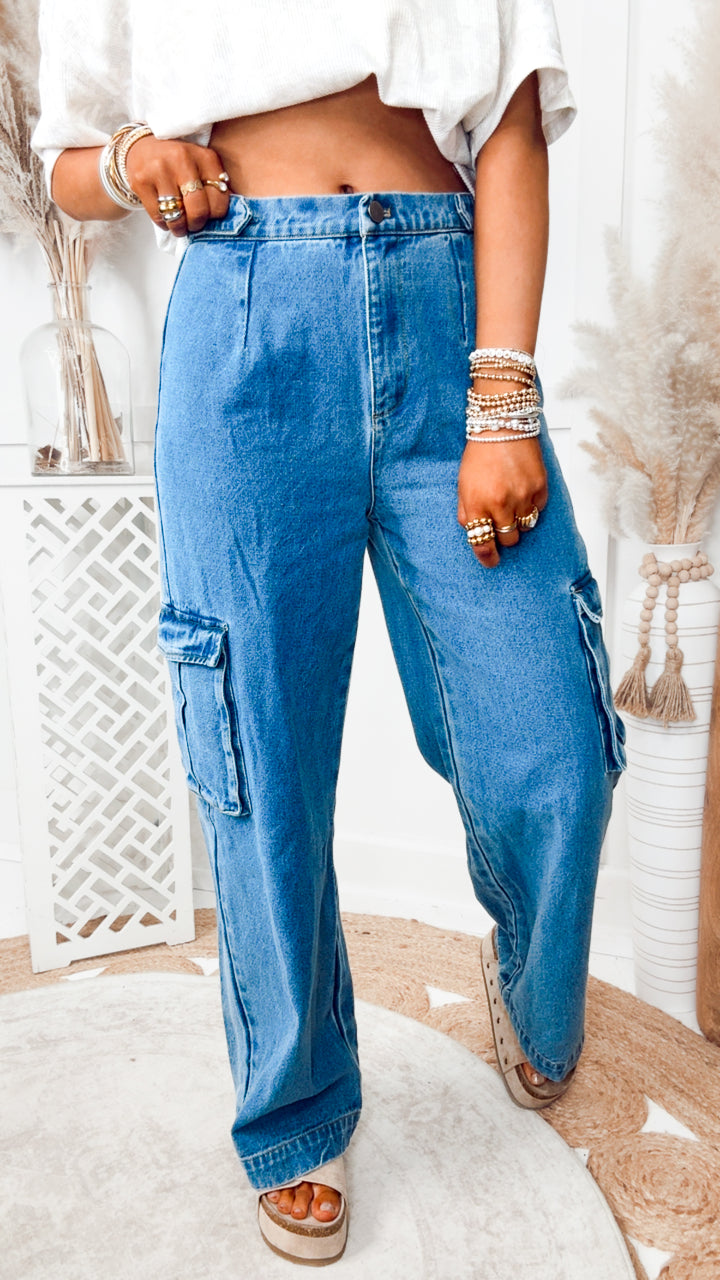 The Ryder Cargo Denim Pants