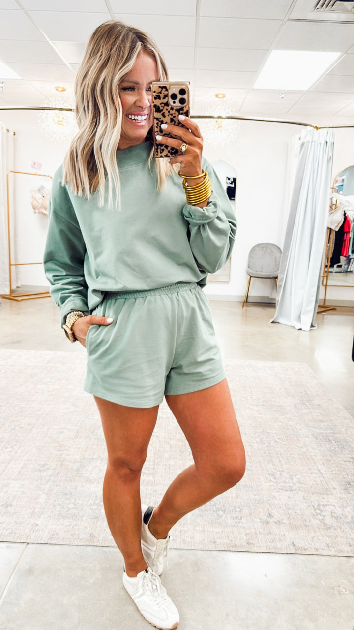Hollis Two-Piece Set-Olive