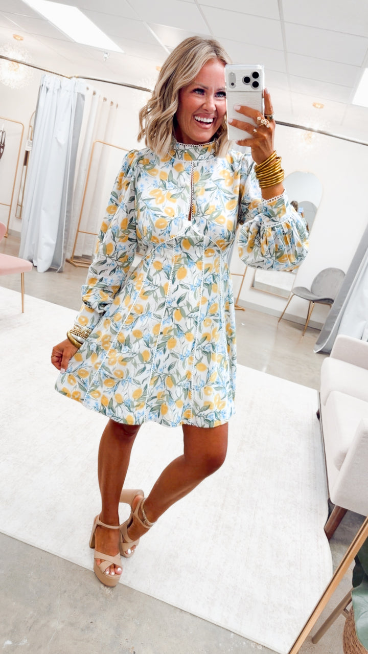 The Lemon Blossom Belle Dress