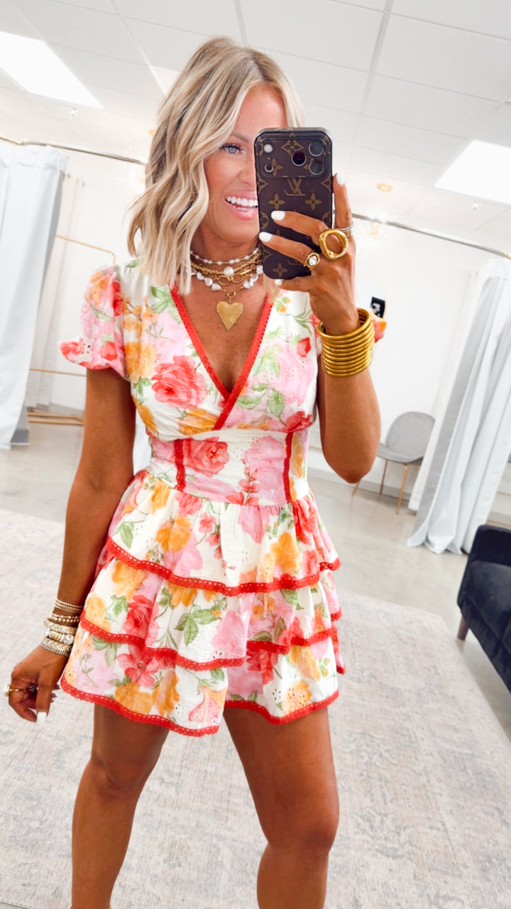 The Fleur Reverie Romper Dress