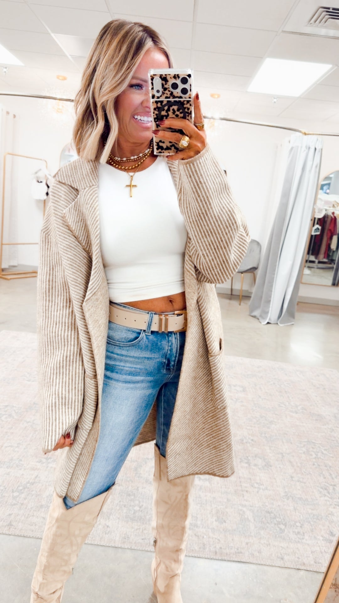 The Sutton Open Front Coat