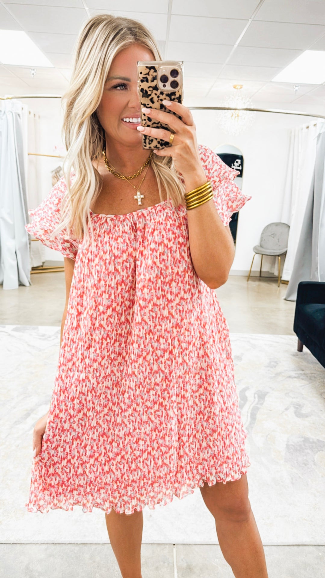 Pink Petal Mini Dress