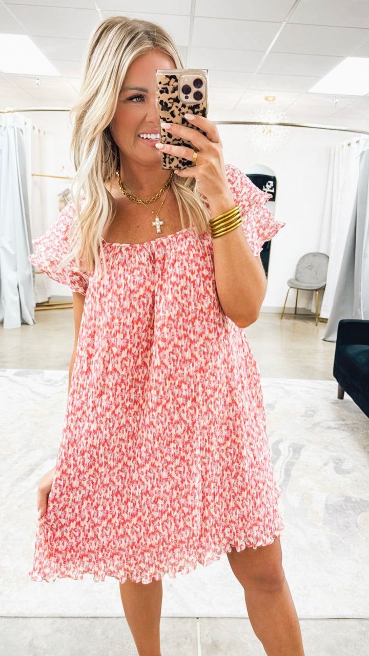 Pink Petal Mini Dress
