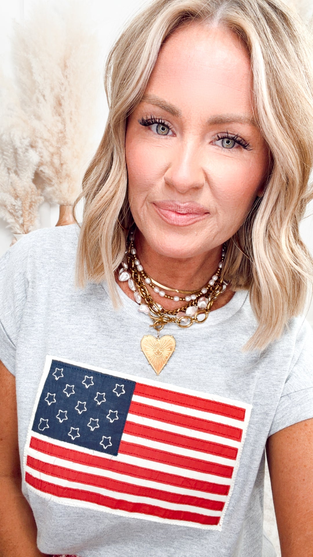 American Flag Patch Tee