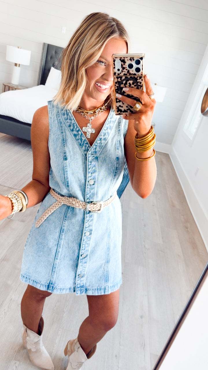 The Sweet Spurs Mini Dress