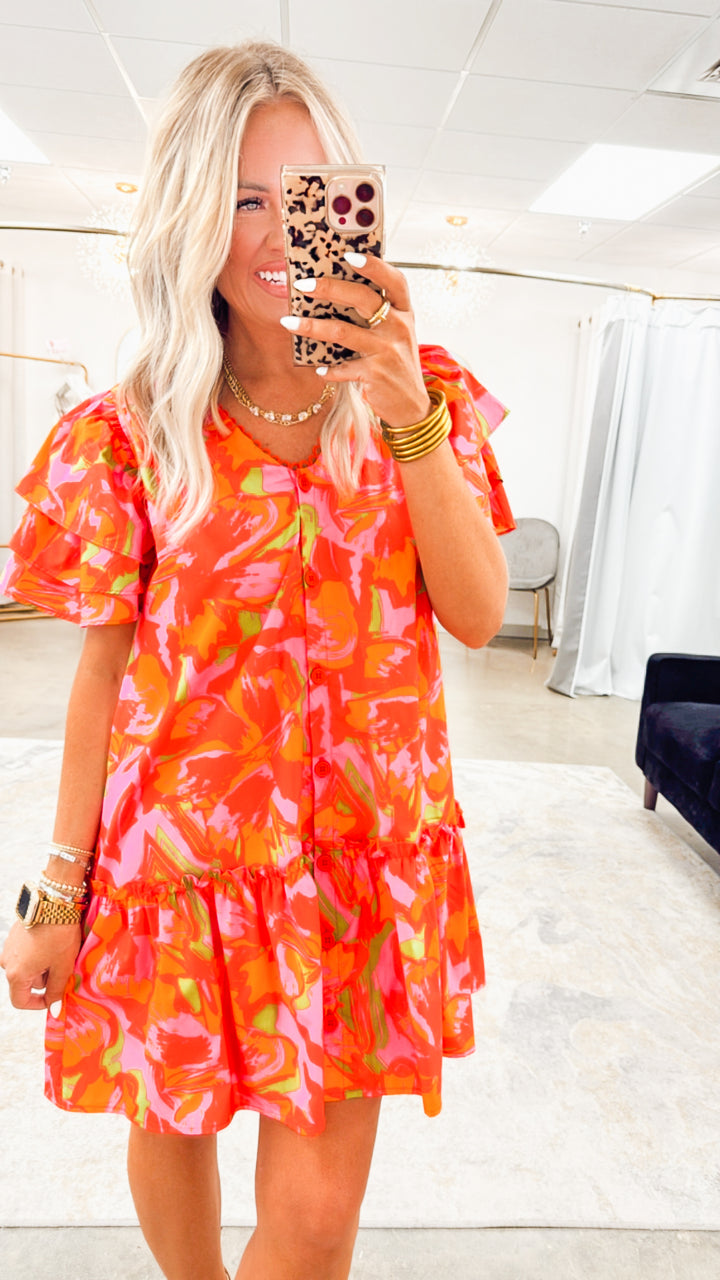 Island Glow Mini Dress
