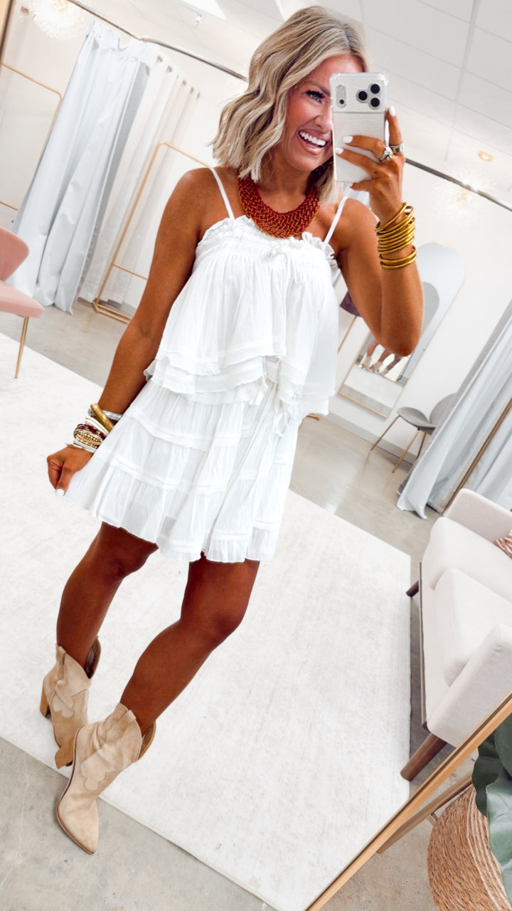 The Cambria Two Piece Set-White