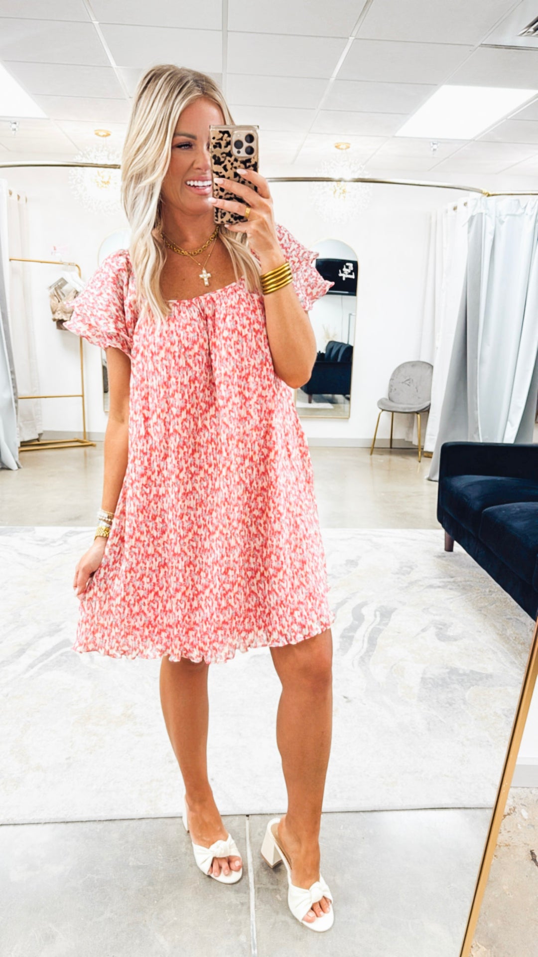 Pink Petal Mini Dress