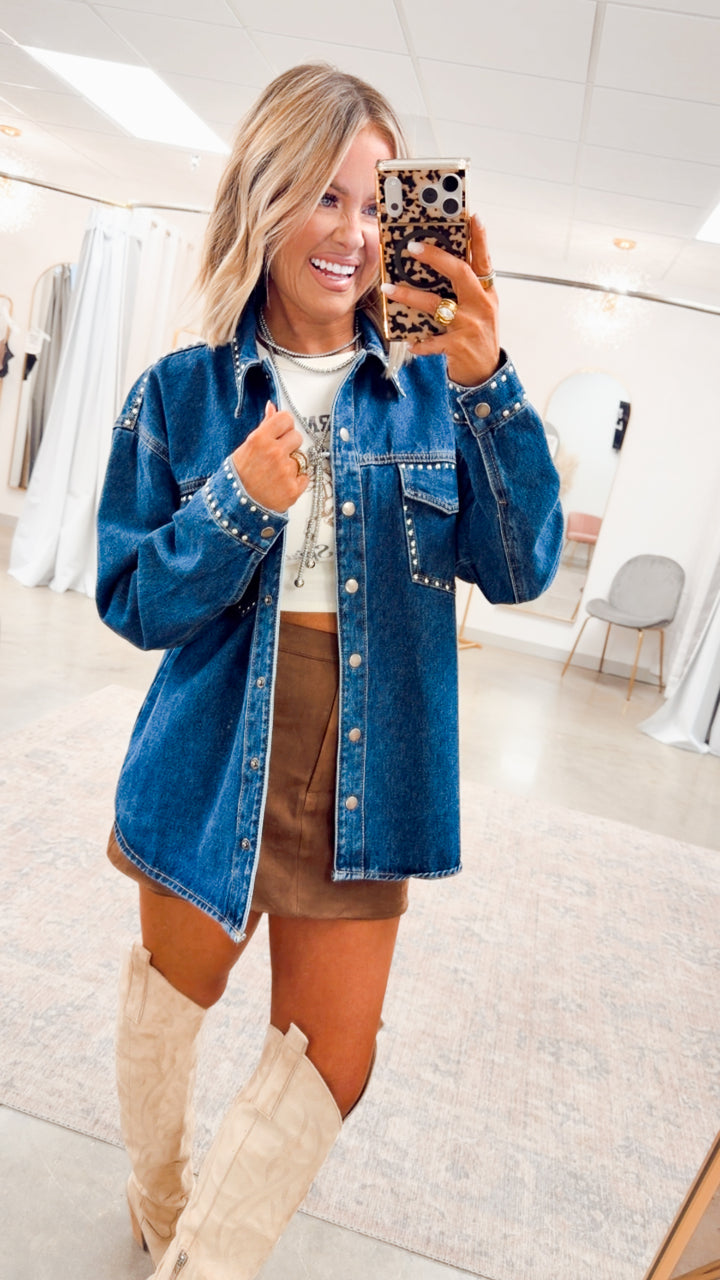 Briar Suede Mini Skirt