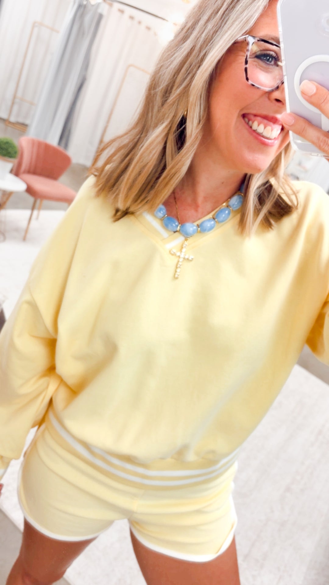 Lemon Glow Two Piece Set-Yellow