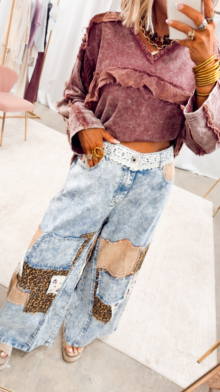 The Wild Card Pants-Denim