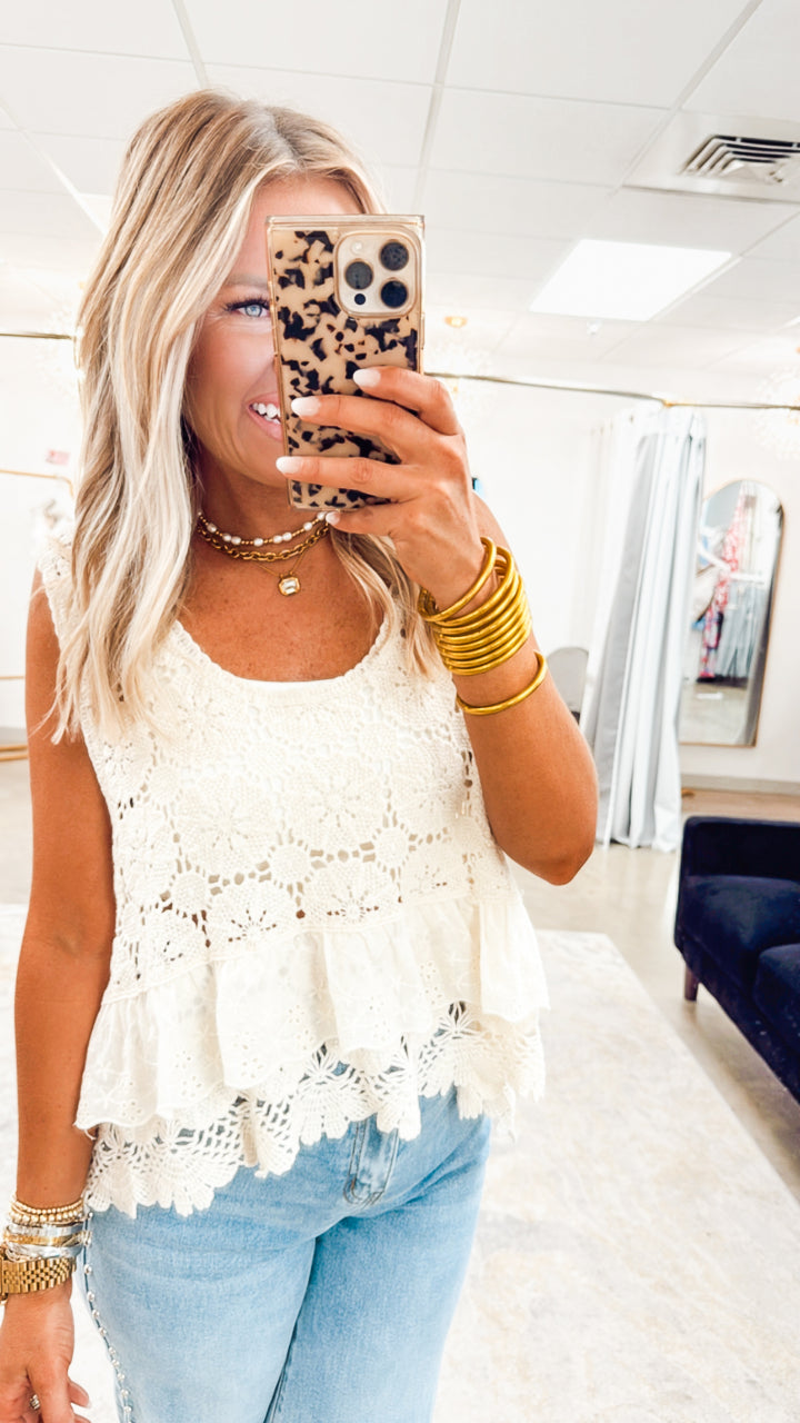 Mystic Crochet Tank Top