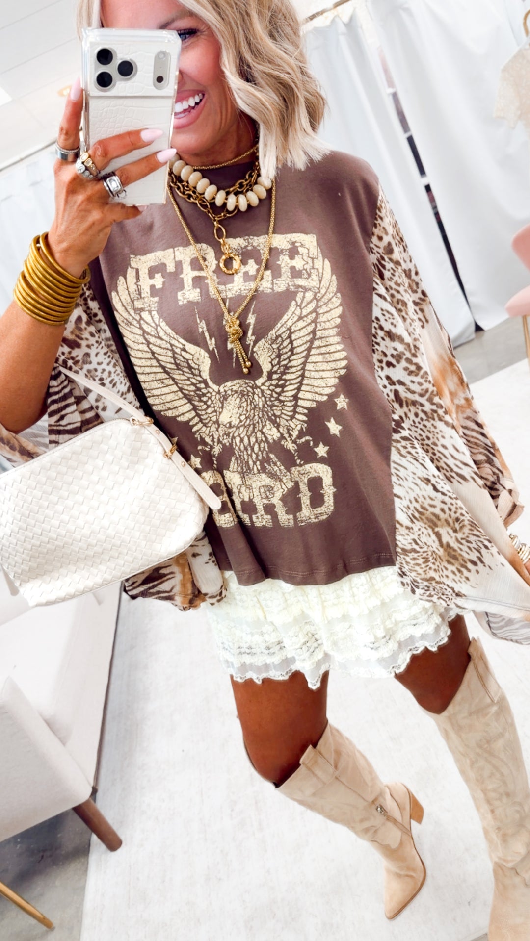 The Lovestruck Lace Mini-Ivory