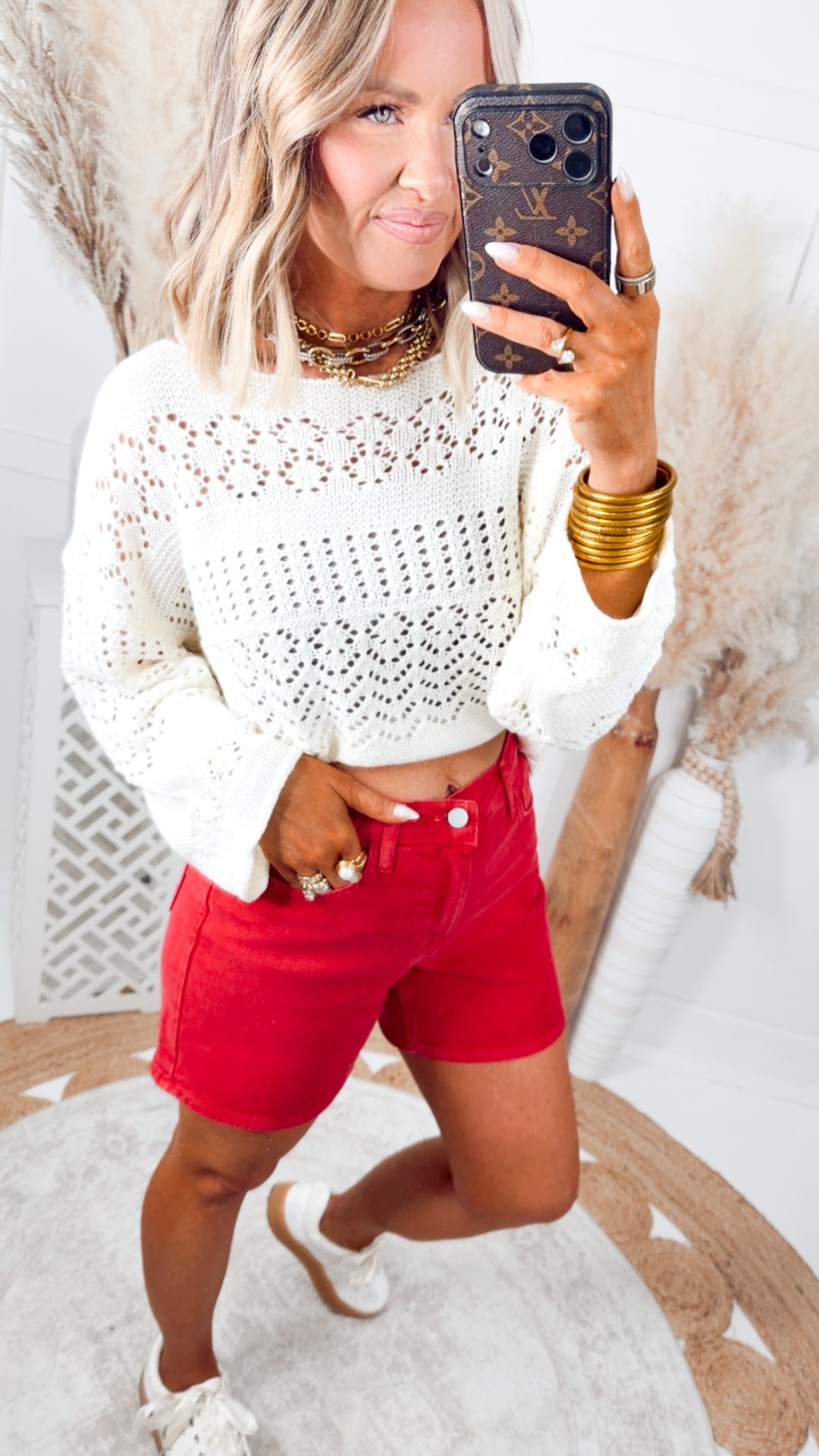 The Shoreline Escape Sweater-Off White