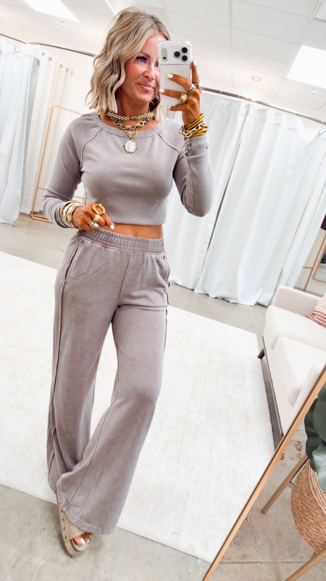 The Arabella Two Piece Set-Mocha