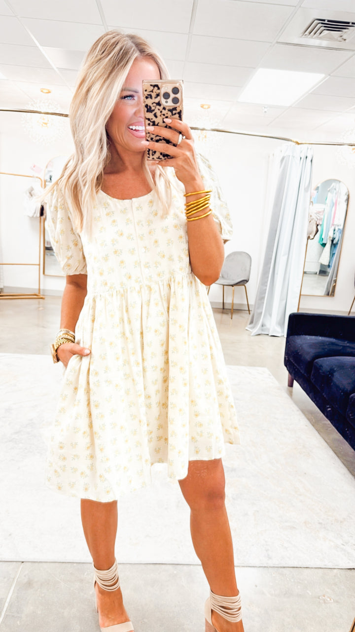 The Sunny Bloom Babydoll Dress