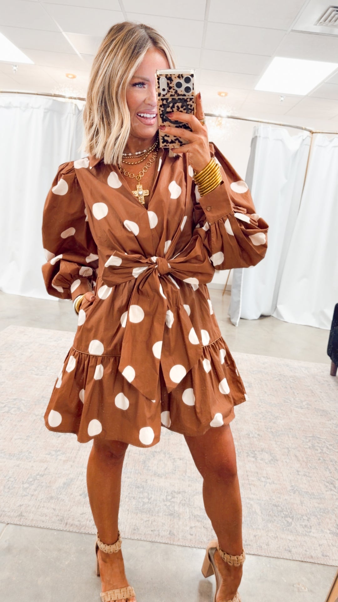The Daisy Dot Mini Dress