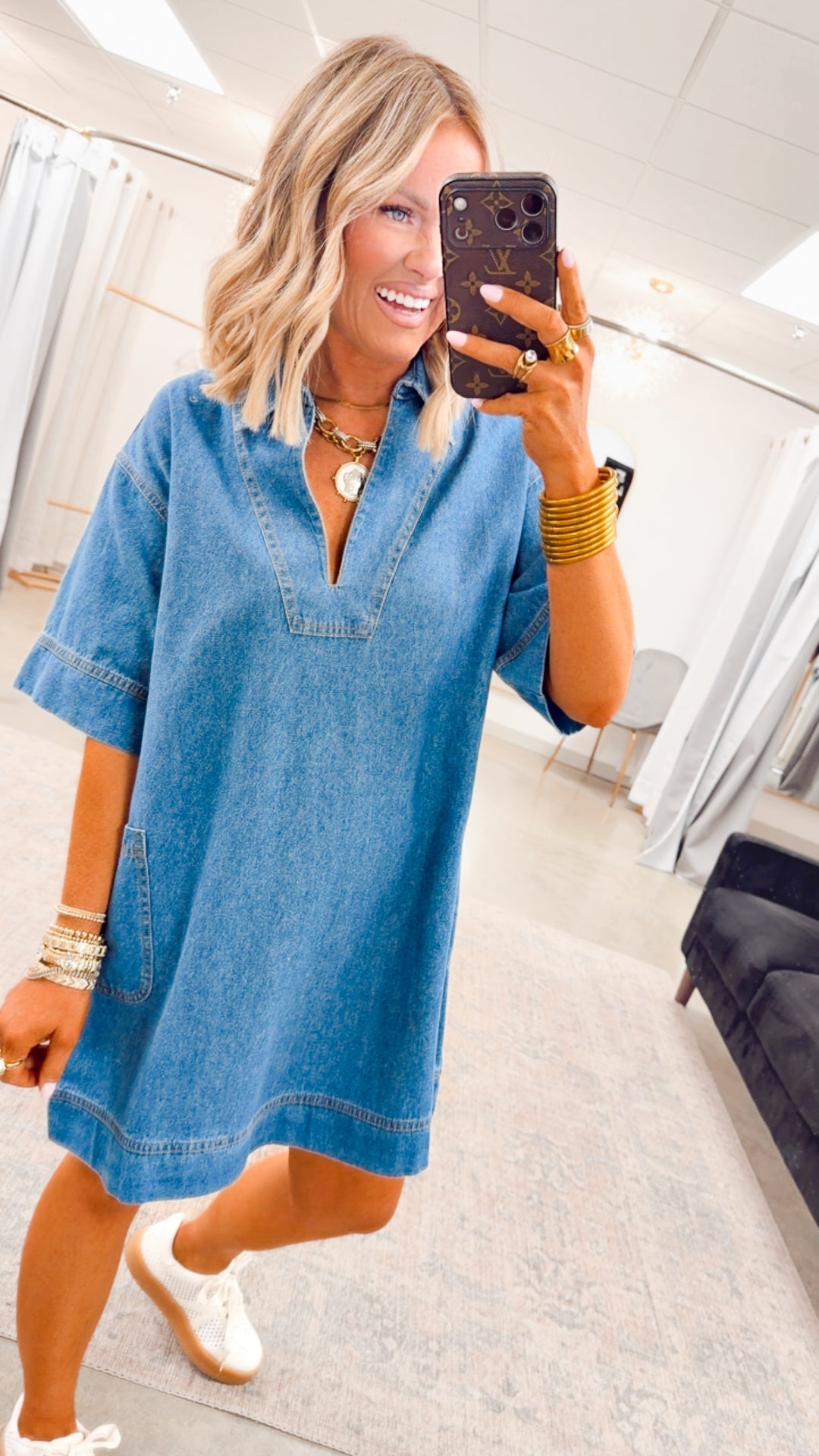 The Willow Ranch Denim Dress