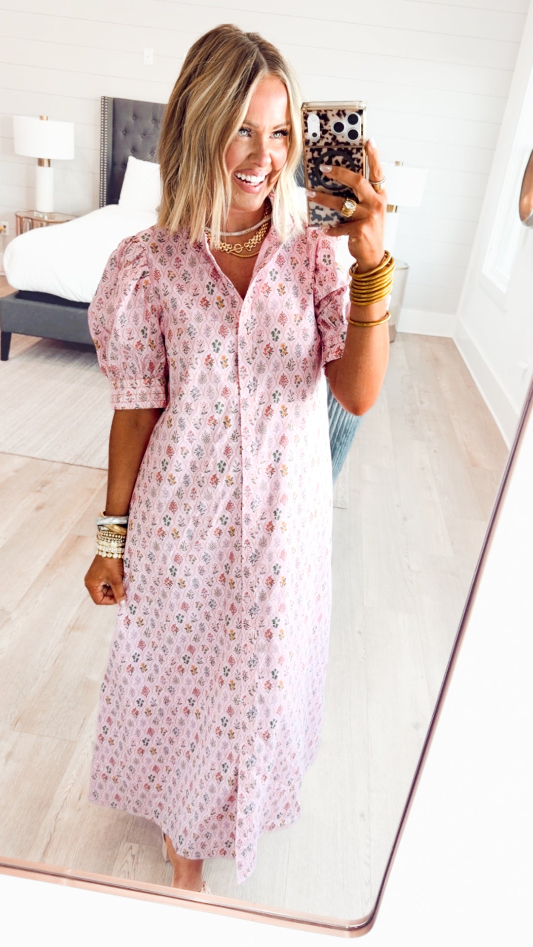 The Camellia Floral Midi Dress