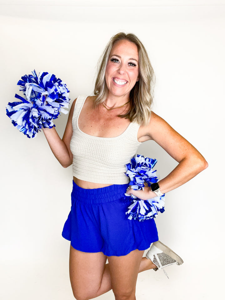 Boho Crochet Knit Crop Tank Top