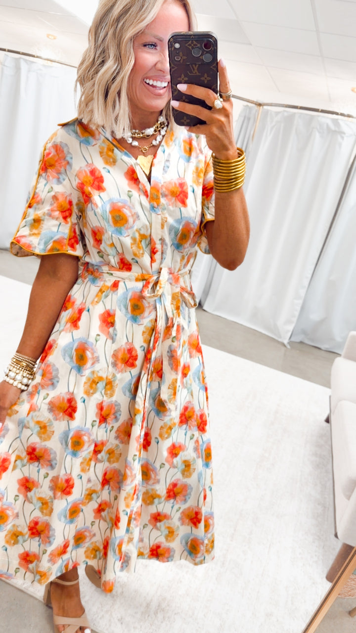 The Garden Grace Midi Dress