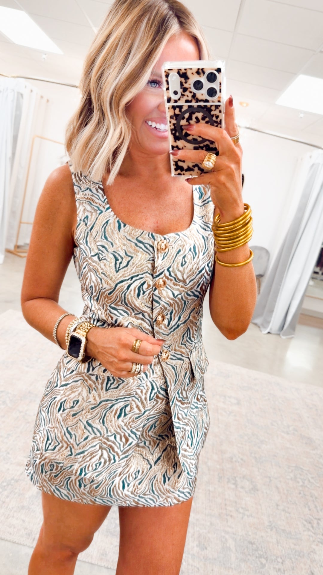 The Uptown Girl Romper-Zebra Pattern