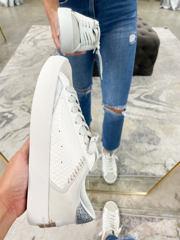 Ruby Sneaker- Bone Snake