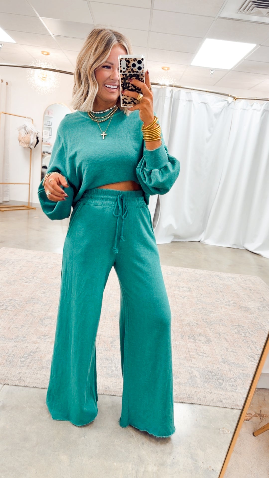 The Hampton Luxe Set-Kelly Green