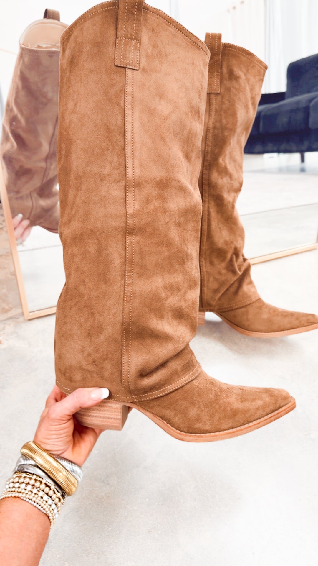 Pamela Slouch Heel Boot