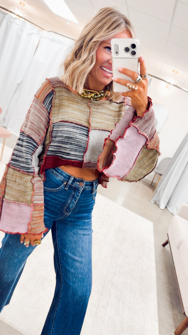 The Fletcher Cropped Wide Leg Jean-Dark