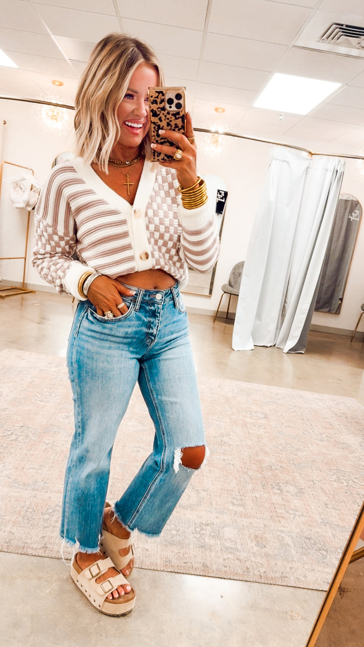 Neutral Harmony Knit Cardigan