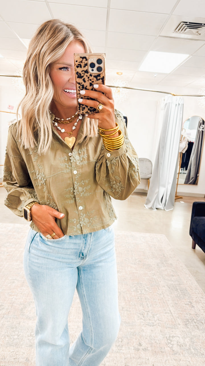 Olive Grove Blouse