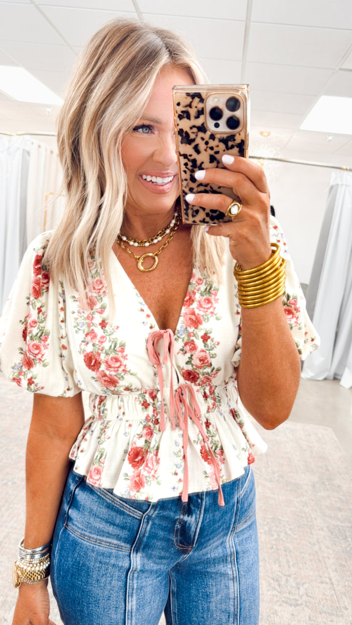 Evie Floral Top
