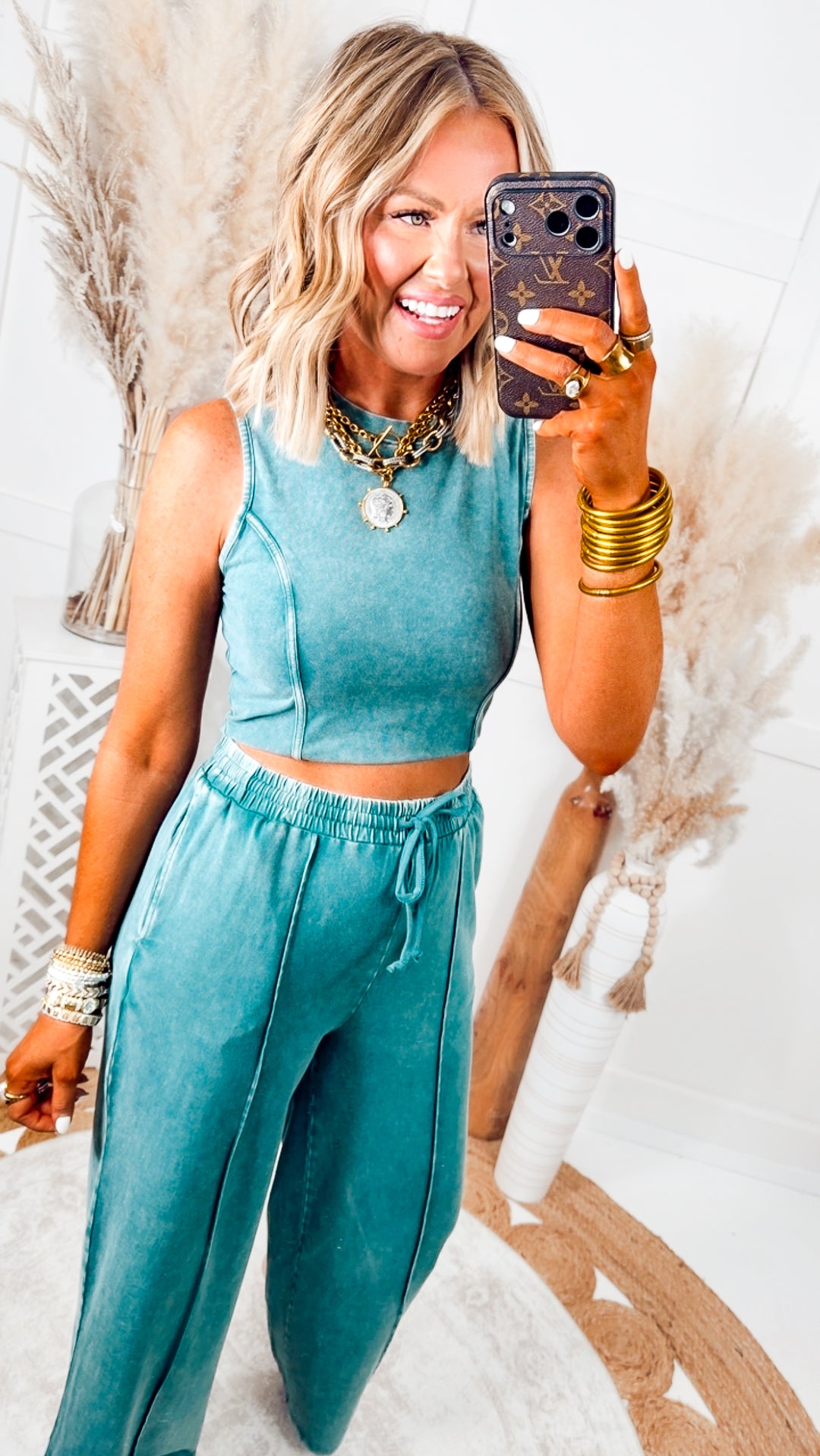 The Drift Away Set-Teal