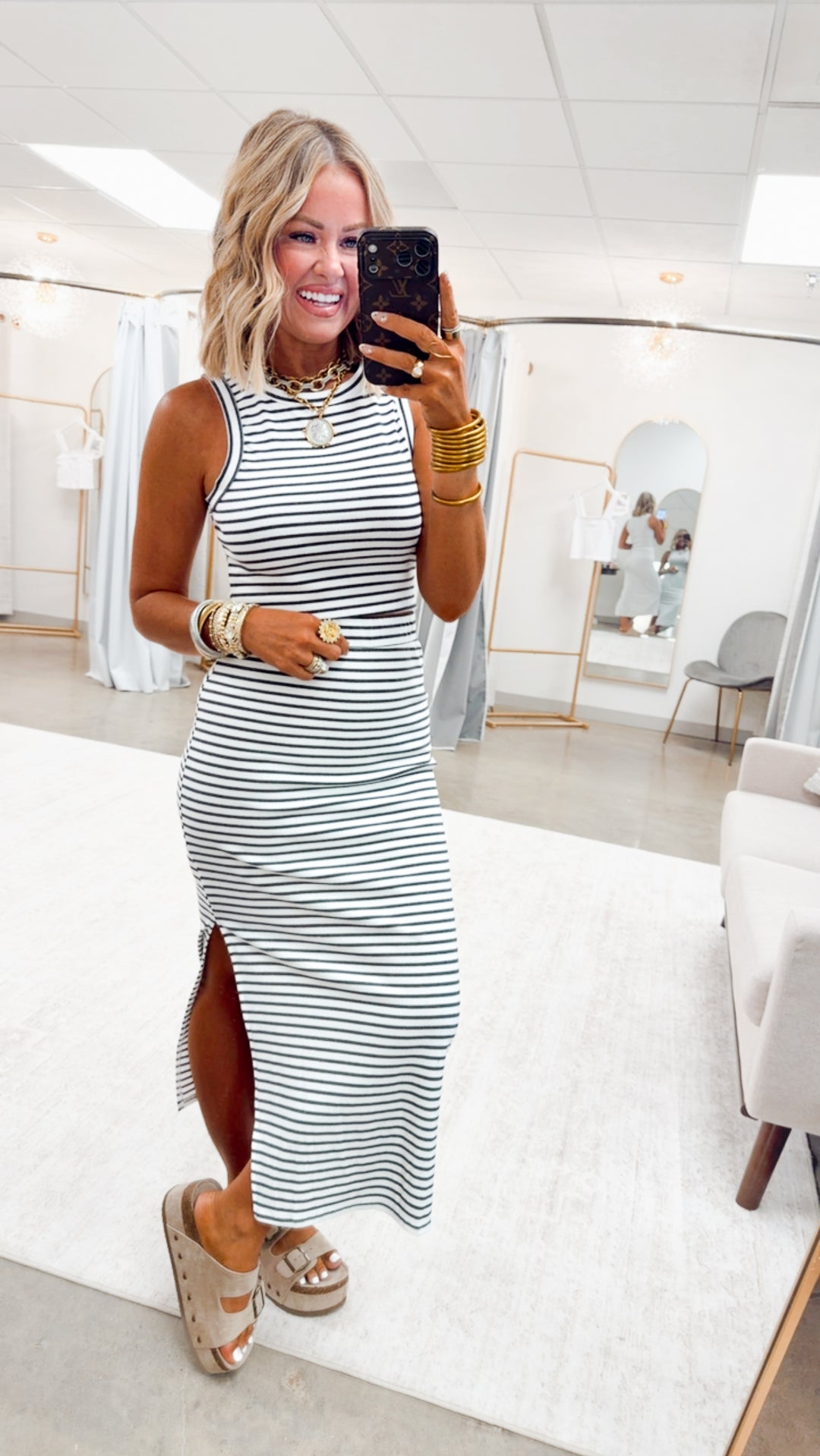 The Easy Tide Top & Midi Skirt Set