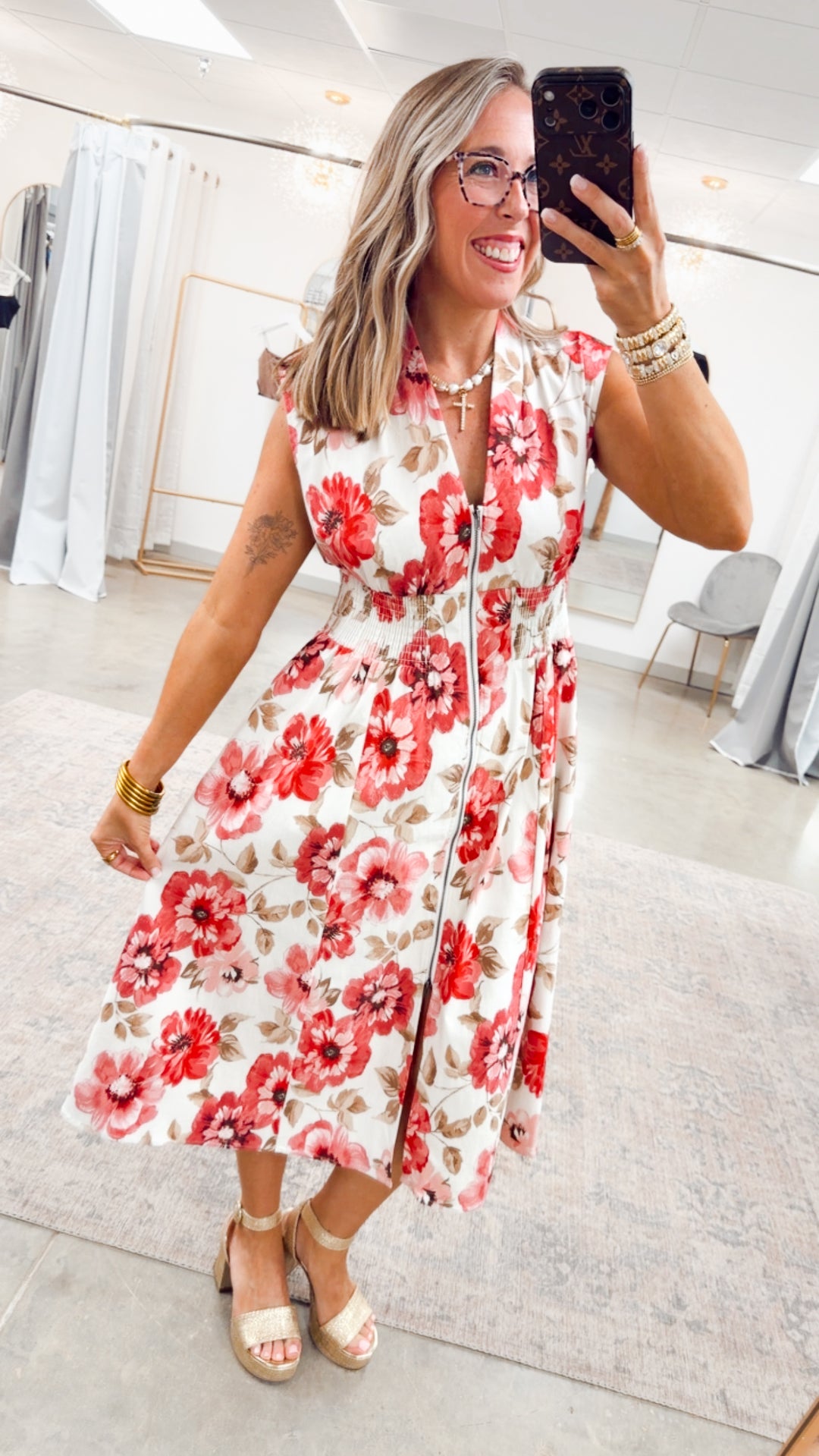 The Scarlet Blossom Dress