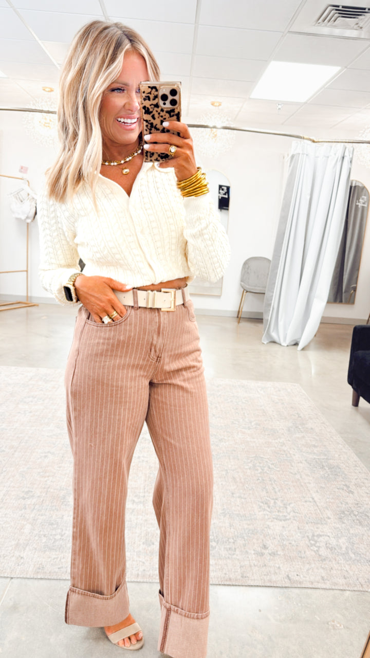 Axis Stripe Jeans