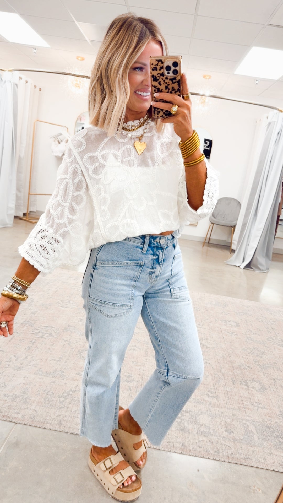 Soft Whispers Blouse-White
