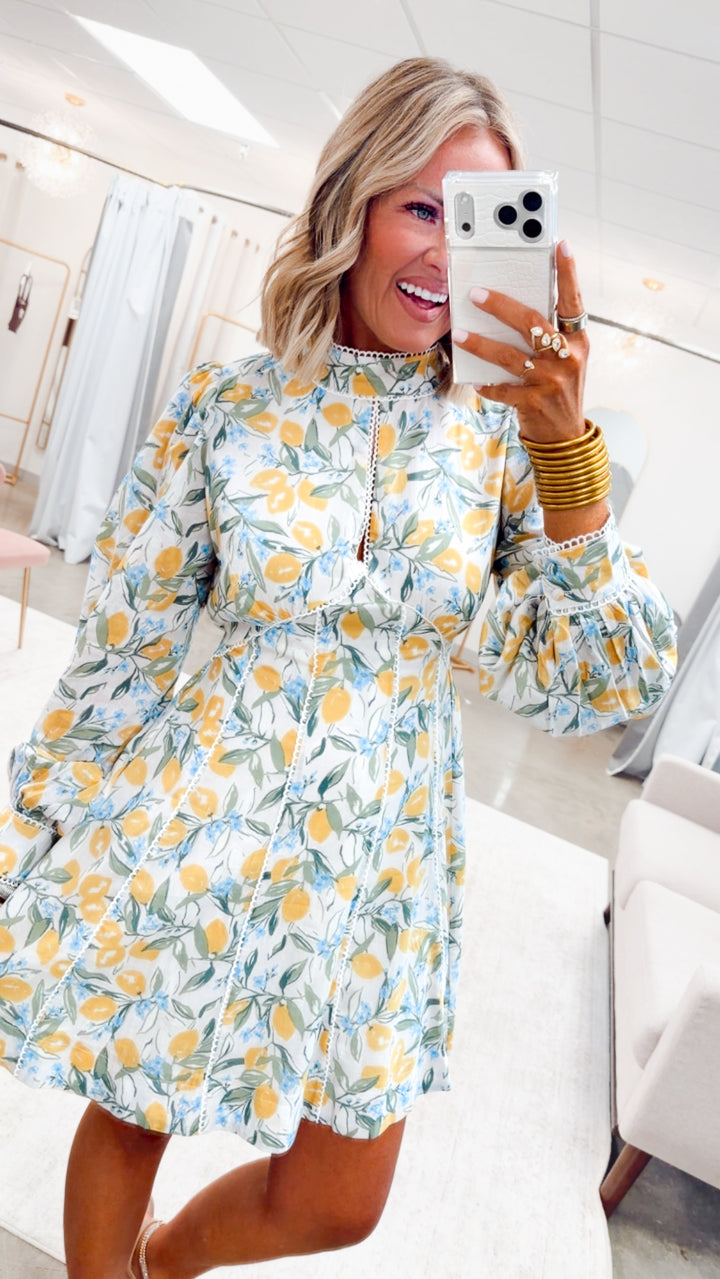 The Lemon Blossom Belle Dress