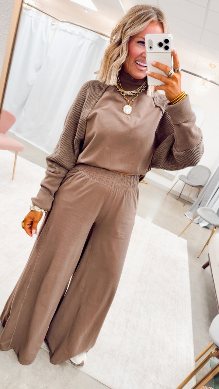 The Luxe Comfort Set-Mocha Latte