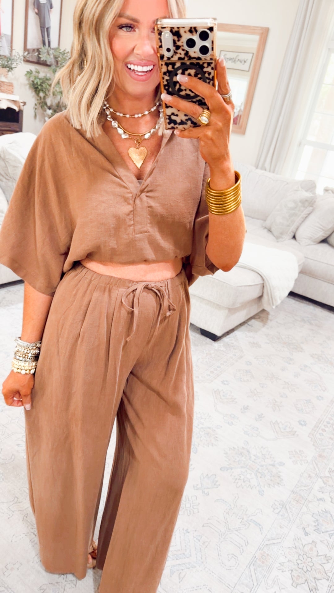 The Lora Popover Set- Rattan