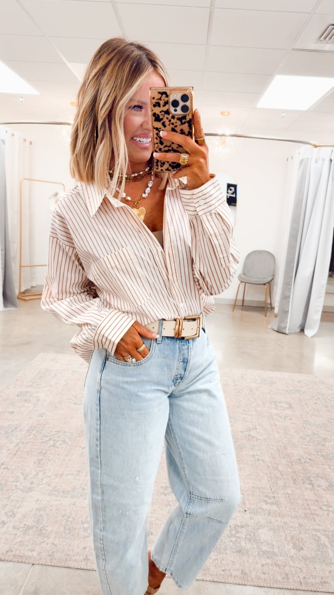 Emilia Striped Shirt