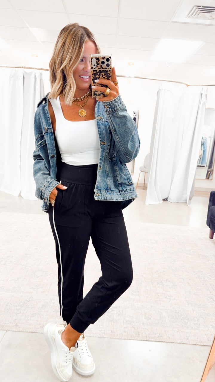 The Butter Flex Joggers-Black